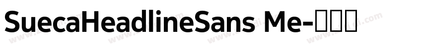 SuecaHeadlineSans Me字体转换 SuecaHeadlineSans Me字体转换